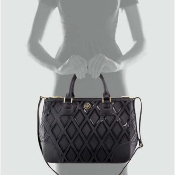 Tory Burch Robinson Patchwork Double Zip Purse - Picture 3 of 6